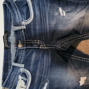 Women's Maurices Premium boot cut blue jeans.  Size 16REG.